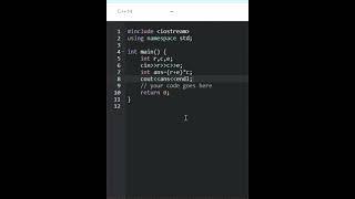 Learning SQL Codechef Solution Starter Starter 90 || Codechef Solution #codechef #programming #c++