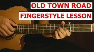 Lil Nas X - Old Town Road | Fingerstyle Guitar Lesson (Tutorial) How to Play Fingerstyle