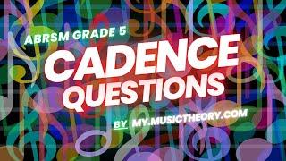 Cadences for ABRSM Grade 5 Music Theory