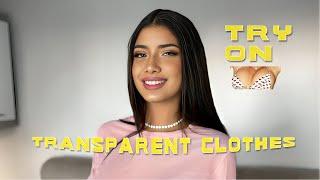 Transparent try on haul