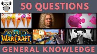 General Knowledge Quiz Trivia #200 | Ice cream, Handel, Piggy Bank, Warcraft, Citizen Kane