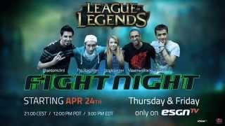 ESGN TV's Fight Night - League of Legends Edition - Teaser Clip 01