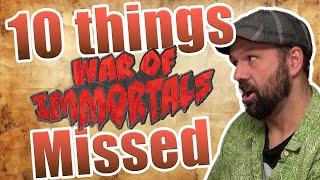 10 things you missed in War of the Immortals