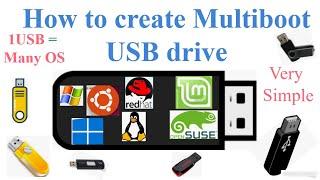 How to create a Multiboot USB Drive in windows - How to make a MultiBoot USB for all OS-bootable USB