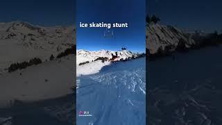 ice skating stunt