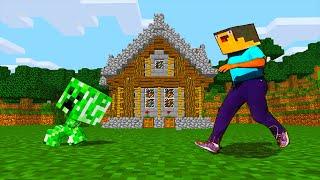 Realistic Minecraft Life: Noob vs Creeper - Minecraft Animation