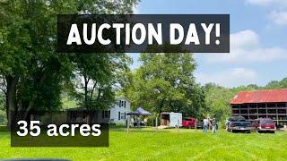 FARM AUCTION KENTUCKY - 35 acres, houses, barn, creek, crop land | Homestead VLOG