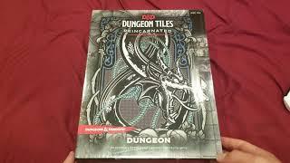 D&D Dungeon Tiles Reincarnated Unboxing: Amazing $12 Board/ Tiles for Miniature Gaming!!!