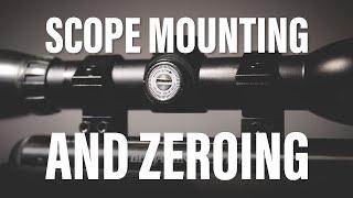 Break Barrel Scope Mounting & Zeroing