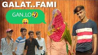 GALAT FAMI funny video on full masti  #anadiboys