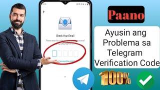 Paano ayusin ang paglutas ng problema sa telegram verification code..???