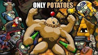 Can you beat Plants vs Zombies 2 with only Potatoes?