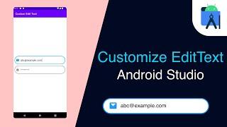 Custom EditText in Android Studio | Aditya Tech Developers