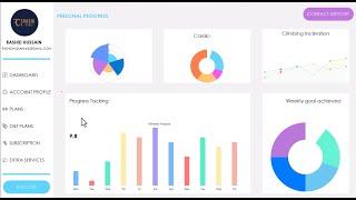 Design a Monitoring dashboard in Windows Form app using the Guna UI