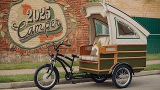 New 2025 Camper Tricycle: Eco-Friendly Mobility Meets Comfort and Utility||