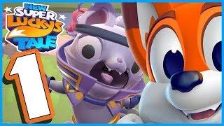 NEW Super Lucky's Tale Walkthrough Part 1 Sky Castle & Master Mittens (Nintendo Switch)