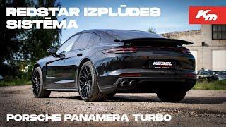 De-cat downpaipi uz Panamera Turbo | RedStar de-cat downpipes on Panamera Turbo, got sound?