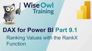 DAX for Power BI Part 9.1 - Ranking Values with the RANKX Function