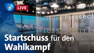 Startschuss für den Winterwahlkampf: Welche Wahl haben wir? | ARD-Presseclub