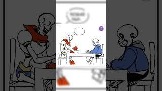 Санс и Папирус  #undertale #game #санс #sans #shorts #shortsvideo #fyp #fight #озвучка #comic #мемы