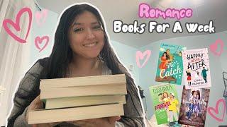 Reading Only Romance Books For A Week! I Read Viral TikTok Romance Books| Reading Vlog