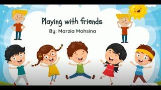 Playing With Friends (Social Story for kids)