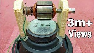 Free Energy Generator Using Big Speaker and Copper armature activity