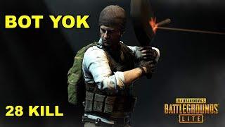 BOT YOK 28 KILL EFSANE GAMEPLAY [PUBG Lite]