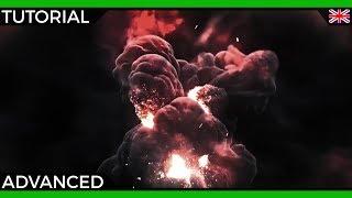 Logo Burning with Turbulence FD and Realflow C4D | Cinema 4D & Octane Tutorial