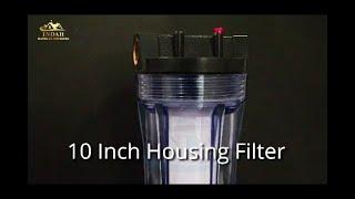 3/4' Transparent 10" Housing Water Filter Water Purifier with PP Sediment Filter