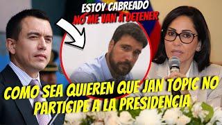 LUCIO Y PACHAKUTIK QUIEREN BAJARSE A JAN TOPIC / QUEDA LIBRE EL CAMINO PARA LUISA Y NOBOA