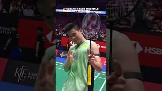 Kunlavut VITIDSARN's UNBELIEVABLE Trick Shot Wins Game!#kunlavutvitidsarn #badminton #bwftv