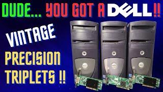 E-Waste Rescue - The Dell Precision Triplets!!