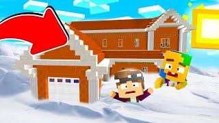 CENTEX UND VITAMINE HAUS VON 9.999 METER HOHEN SCHNEE BEDECKT in MINECRAFT!