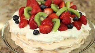 Easy Pavlova Recipe With Strawberries by Rockin Robin