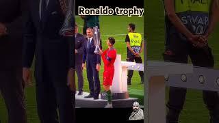 Ronaldo win trophy #motivation