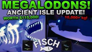 Catching The PHANTOM & REGULAR MEGALODON'S (RAREST FISH) in Roblox Fisch... Here's What Happened!