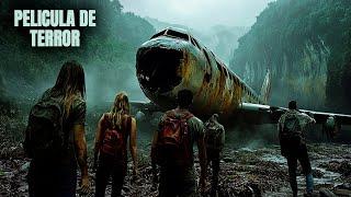 Pelicula de terror completa | Su avión se estrelló en una isla mística | Accion, aventura, drama