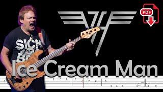 Van Halen - Ice Cream Man (Bass Tabs | Notation) @ChamisBass  #vanhalen #vanhalenbasstabs