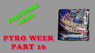 American Wall firework - Cutting edge
