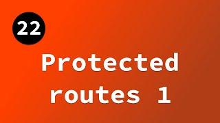 Protect routes in SvetleKit