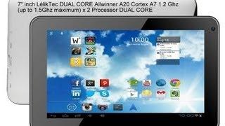 LelikTec 7" inch tablet DUAL CORE Allwinner A20 Cortex A7