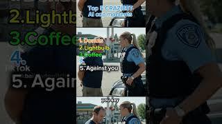 Top 5 CRAZIEST AI Cop moments #cops #funny #ai #crazy #usa