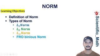 How to Find L1 Norm L2 Norm L Infinity Norm of Matrix or Vector