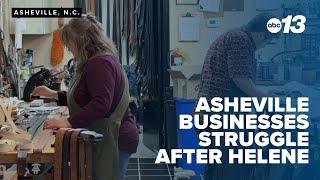 Downtown Asheville businesses struggle, call for increased local support post-Helene