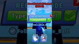 NEW BLADE BALL CODES! (2024) #roblox #shorts #bladeball #bladeballroblox #trending #bladeballupdate