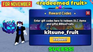 ️NOVEMBER UPDATE️ BLOX FRUIT ROBLOX CODES 2024 -WORKING CODE BLOX FRUIT CODES NOVEMBER 2024