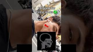 how to fix your ramus #looksmaxing #mogged #chad