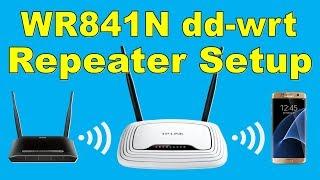 TP-LINK TL-WR841N dd-wrt Repeater Setup | dd-wrt كـ ربيتر باستخدام السوفت TL-WR841N إعداد الراوتر