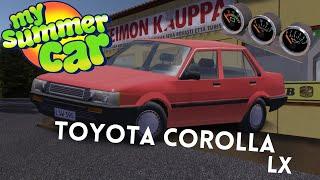 Commercial Toyota Corolla 1986 but its in My Summer Car